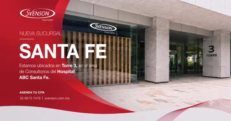 Nueva sucursal Svenson Santa Fe, Torre 3, consultorios del Hospital ABC Santa Fe